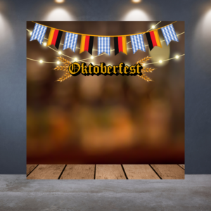 Oktoberfest backdrop brun